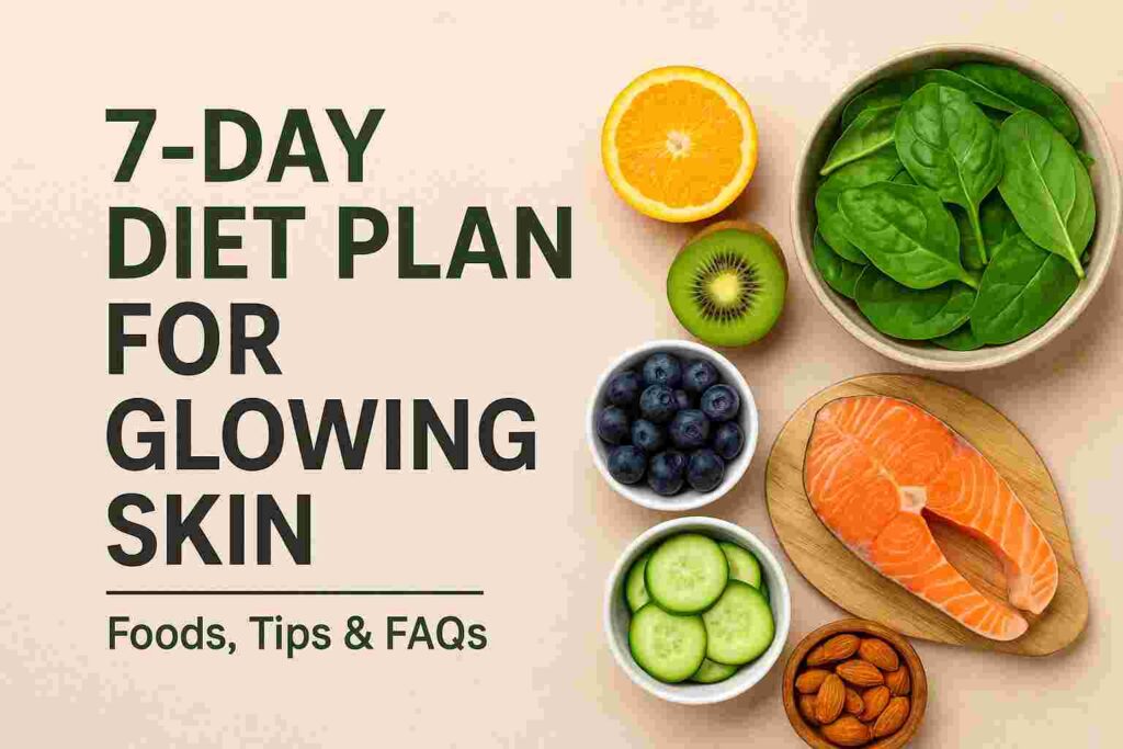 7-day diet plan for glowing skin
