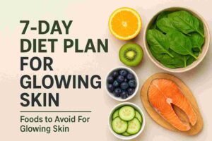 7-day diet plan for glowing skin