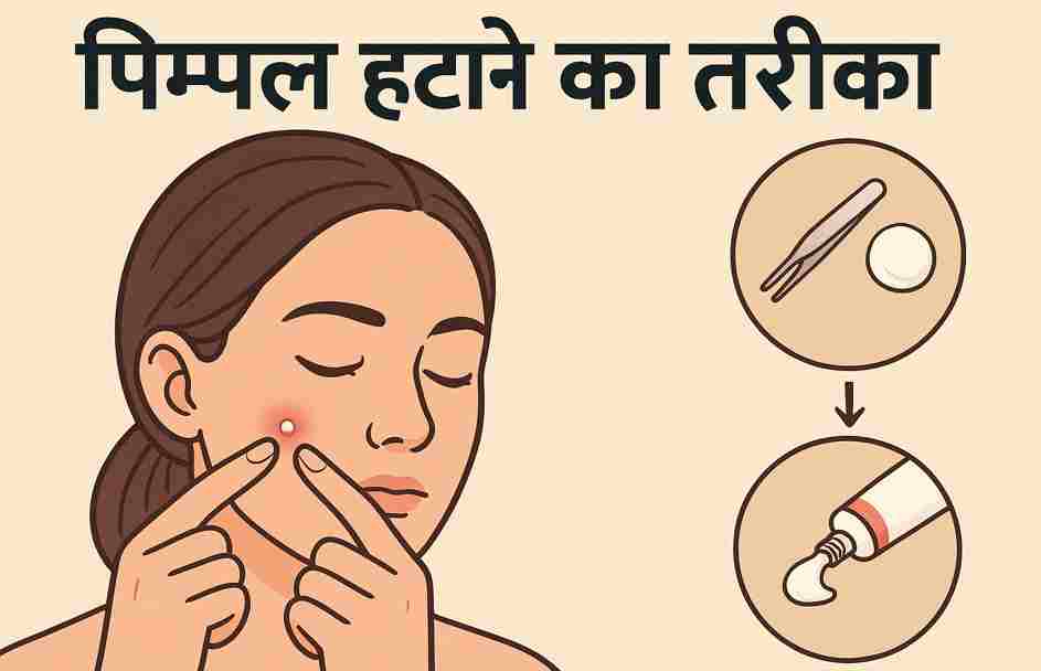 पिम्पल हटाने का तरीका